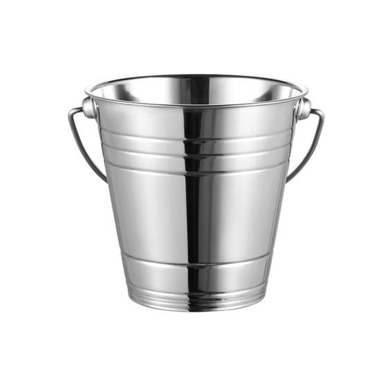 Yousheng Stainless Steel Ice Bucket, with Handle Portable Beverage Tub, Mirror Polished Durable Ice Tub, for Bars Parties KTV Beverage