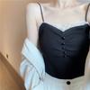 Lace Edge Sexy Camisole Vest Slim Fit Summer Knitwear Outer Wear Sleeveless Sweet and Spicy Base Layer Temperament Top