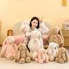 Plush Rabbit Cute Toy Long Eared Bunny Stuffed Animal Doll Kids Gifts Decor