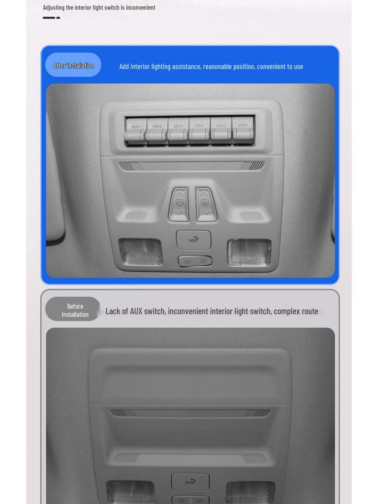 Ford Ranger Off-Road Roof Light Control: Six-Way Switch Assembly Upgrade