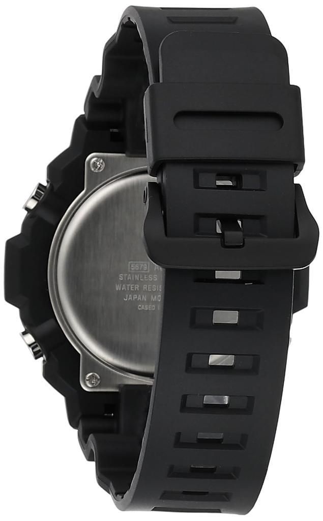 Casio World Time Countdown Timer Watch Digital 10-Year Analog-Digital (Model AEQ-120W-9AV), Black,