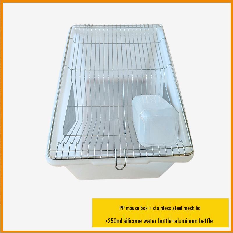 Xinrongqing Stainless Steel Laboratory Rodent Breeding Cage for Mice, Rats, and Hamsters