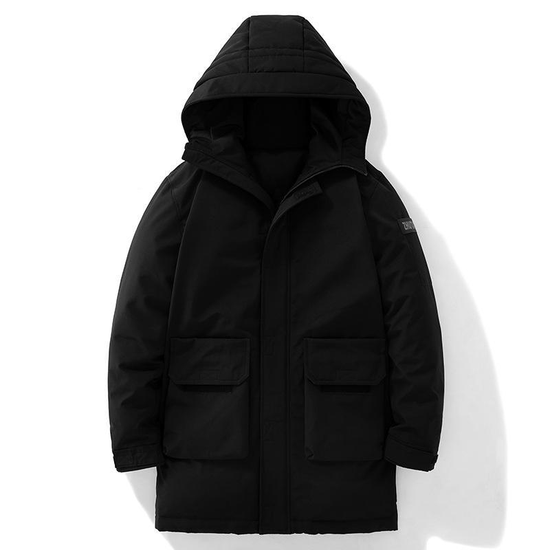 Winter New Couple Down Jacket Men's and Women's Workwear Style Hooded Versatile Fashion Youth Men's Jacket