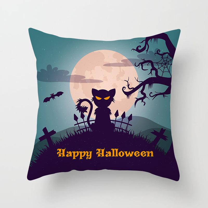 Pillow Covers Halloween Day Home Sofa Cushion Covers Office Supplies