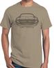 1971 AMC Javelin Classic Front End Profile Design Tshirt