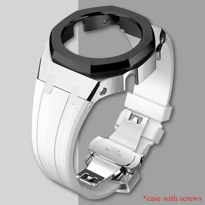 Gen4 Metal Case Bezel Frame GA2100 GAB2100 Casioak Mod Kit Modification Frame For GA2110 Metal Rubber Strap Accessory Wholesale