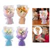 Crochet Flower Bouquet with Light for Mother Day Father's Day Festival