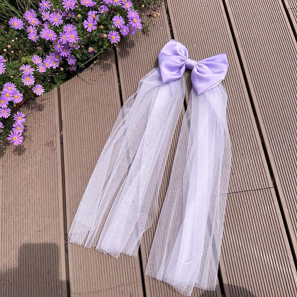 Girls' Sleeveless Korean-Style Tulle Dress with Bow