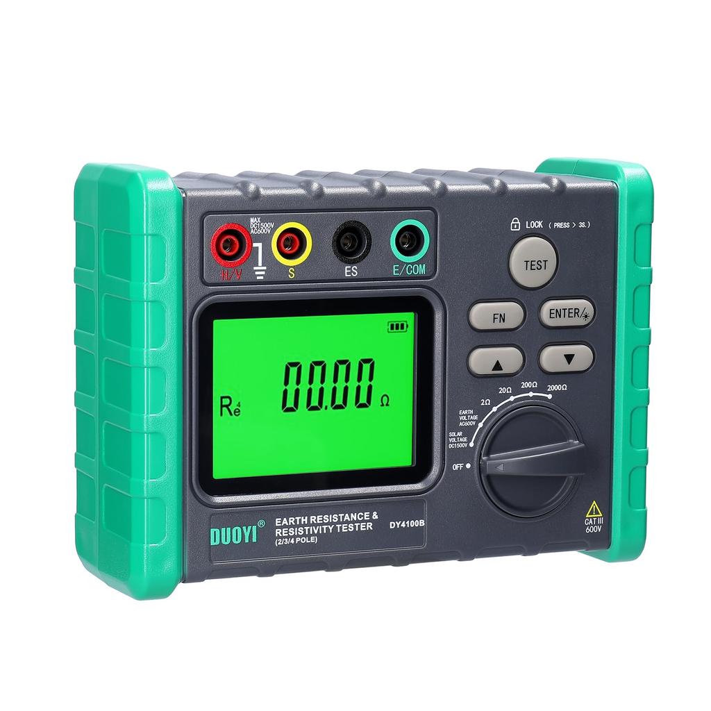 Irfora Digital Multimeter Ground Resistance Solar Power Generation Voltage Meter Tester, Tester,