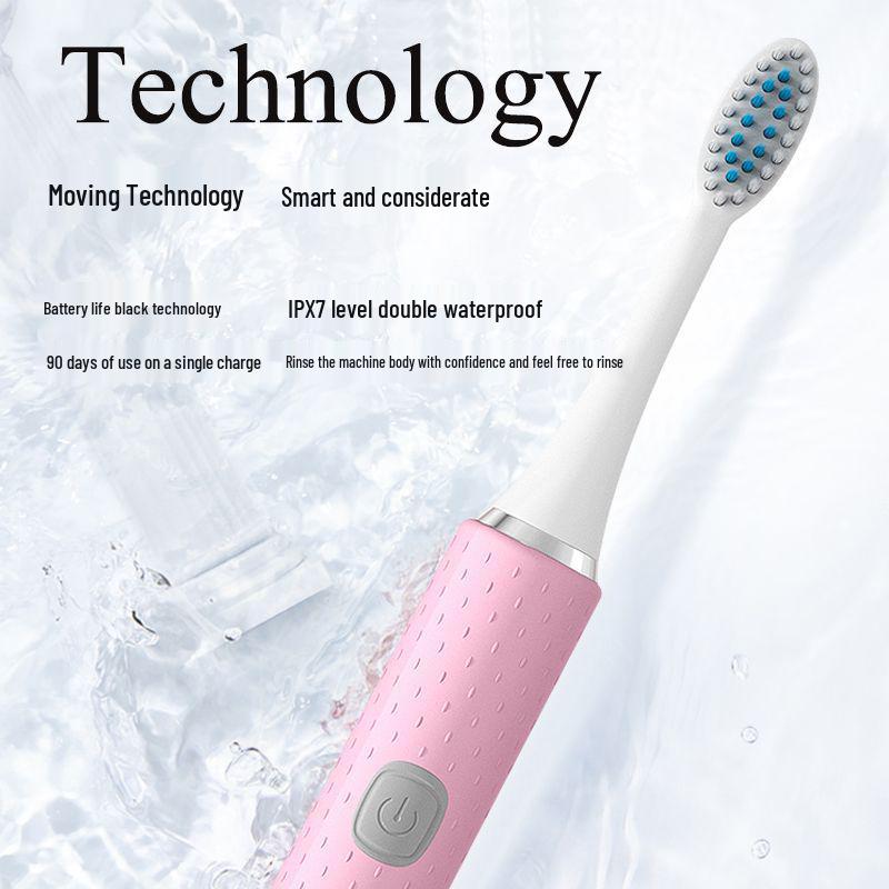 Universal Wireless Rechargeable Sonic Electric Toothbrush for Adults & Kids