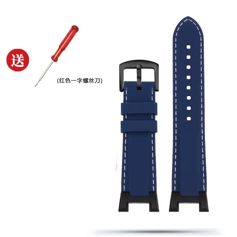 Modified Silicone Watchbands For Casio PROTREK Series PRW-7000 PRW7000 PRW-7000FC Rubber Watch Strap For Men With Tools Bracelet