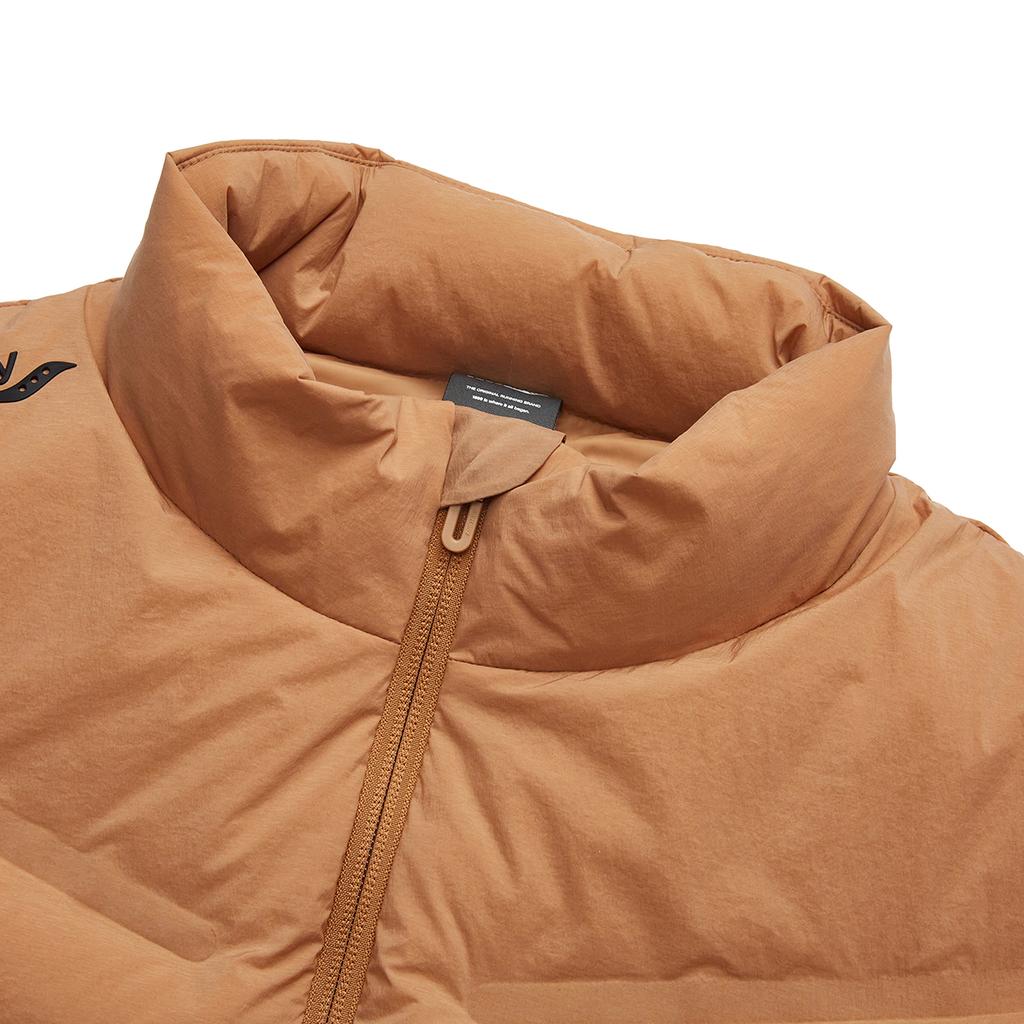 SAUCONY Gola Alta Zíper Versátil Quente Esportes Outdoor Casual Clássico Sem Mangas Colete de Penas Colete Masculino SA2269DV21L-YL052