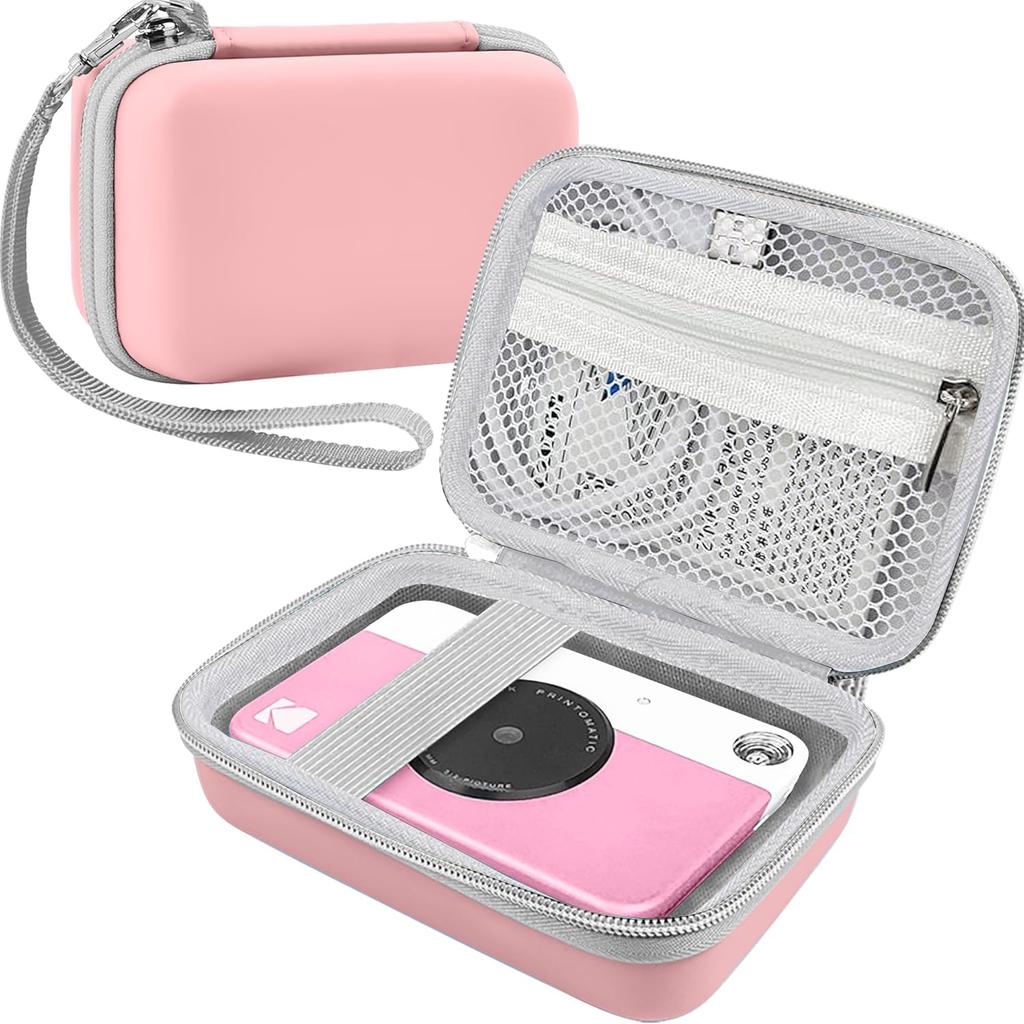 Leayjeen Kids Camera Case Compatible with Kodak Printomatic Digital Instant Print Camera(Case Only) (Pink)