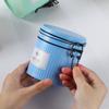 Round Tea Tin Can Tinplate Candy Jar Multi-functional Metal Tea Can  Travel