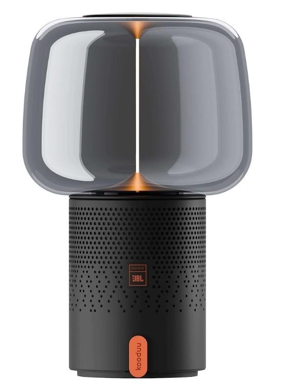 Tragbare Lampe mit Lautsprecher Serena Play grau graue