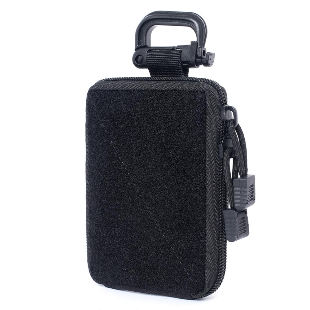 

1/2Pcs Multifunctional EDC Tool Bag Zipper Wallet Purse Outdoor Camping Hunting Molle Waist Pouch Travel Medical Storage Bag