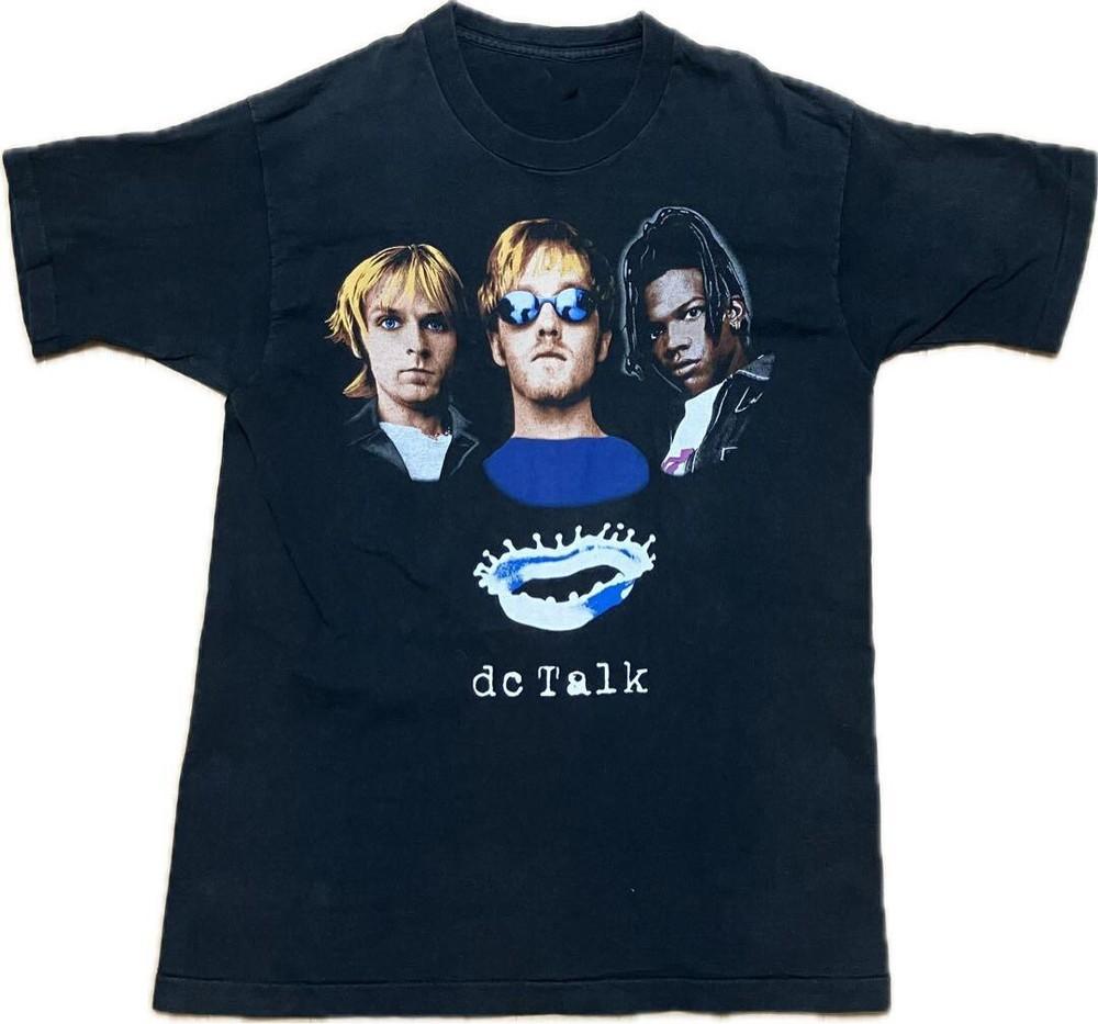 

Vtg Dc Talk Band Concert Cotton Black Shirt For Men All Size BT042 Unisex T-Shirt XXXXL