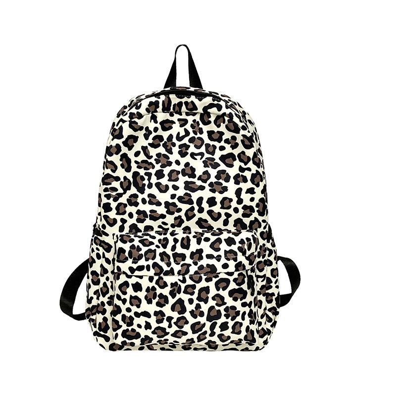Schultasche: Rucksack mit Leopardenmuster 1011 neuer Rucksack, hochwertiger süßer Rucksack mit großem Fassungsvermögen für Mädchen, Mittelschüler und Studenten