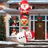 LED Light Christmas Inflatable Dolls Oxford Inflatable Model Toys  Rooftop Decor