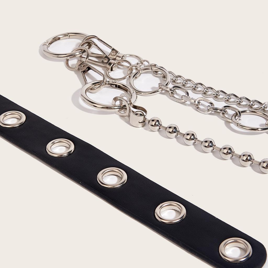 Fashion Double Metal Trouser Chain Hip Hop Belt Cool Accessories Waist Chain