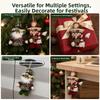 Standing Snowman Christmas Decoration Lightweight Window Display Snowman  Christmas Party Decor