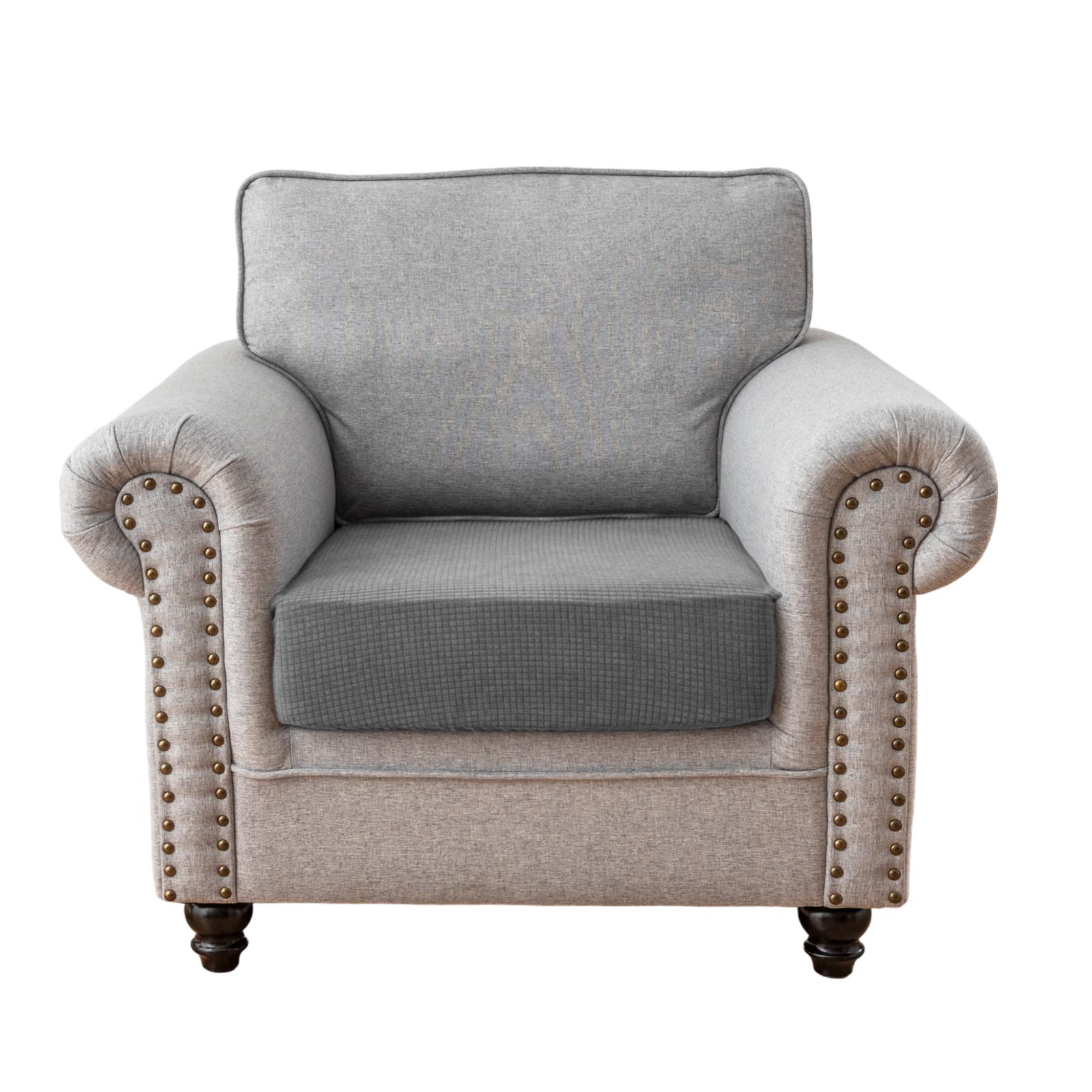 

1/2/3-местный 100% водонепроницаемый жаккардовый чехол для дивана, эластичный чехол для гостиной, защита мебели для домашних животных, домашний текстиль 1 Seater светло-серый