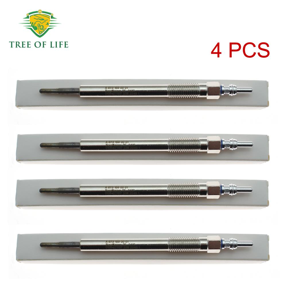 

6731590001 NEW Glow Plugs 4 unit For Ssangyong Tivoli D16F 2015 2016 2017 2018 2019 2020 XLV SUV 2016+ 1.6 OEM# A6731590001 4PCS