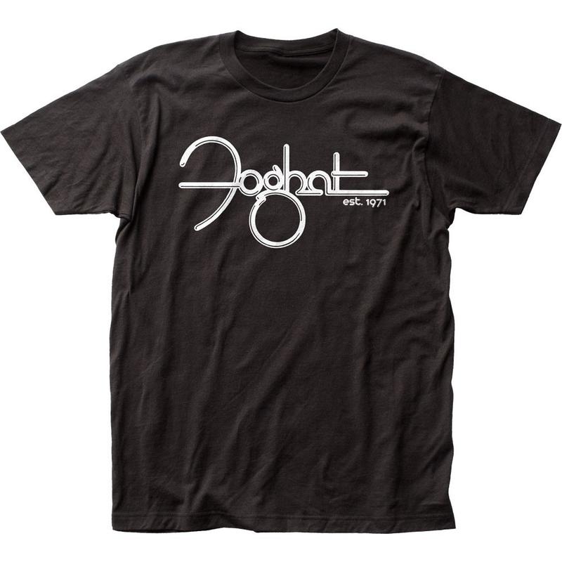 

Foghat Est. 1971 Unisex T-shirt Music Classic Concert Rock Band Tee New Black M