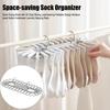 Sock Drying Rack with 32 Clips Strong Load-bearing Foldable Design Multipurpose Socks