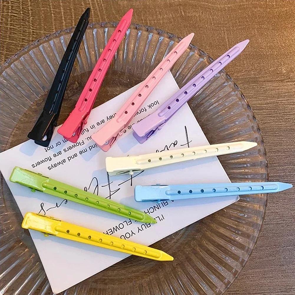 5/6ks Polychromatické Pevné Klipy do Kadeřnického Salonu Dámské Stylingové Dělicí Svorky Kadeře ke Kořínkům Nadýchané Sponky Kadeřnické Nástroje