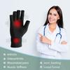 1Pair Copper Arthritis Compression Gloves Women Men Relieve Hand Pain Swelling And Carpal Tunnel Fingerless For Typing