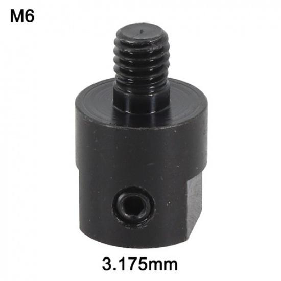 Adjustable M6 6mm Axle Motor Shaft Coupler Sleeve Saw Blade Coupling Adapter