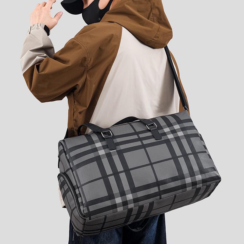 Large-capacity portable luggage storage bag, finishing strip, moving travel dormitory wardrobe, storage bag, large-capacity folding