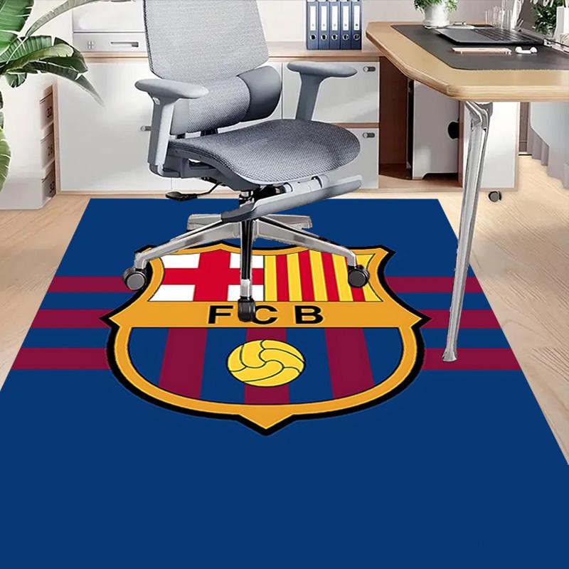 1PC FC Barcelona Extra Large Non Slip Floor carpet, Office, family, bedroom, Studio Large Area Rug Indoor Rugs