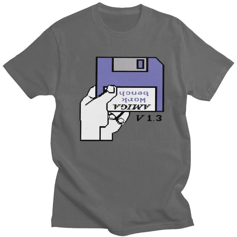 Custom Commodore C64 Game T Shirts Men Pure Cotton Tees Tshirt Clothes