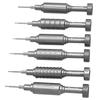 6Pcs Phone Repair Screwdriver Aluminium Alloy High Hardness Antiwear Magnetic Screwdriver Set for