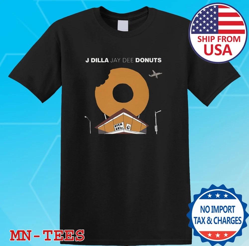J Dilla Jay Dee Donuts Black Size S-5XL XL