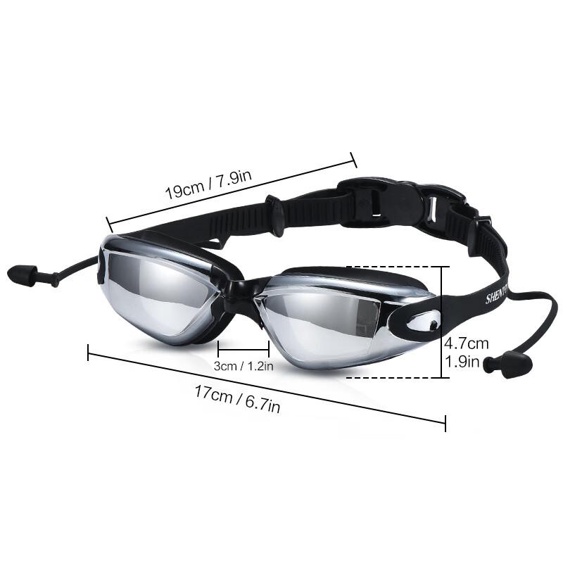Xujian HD Anti-Fog Swim Goggles Set