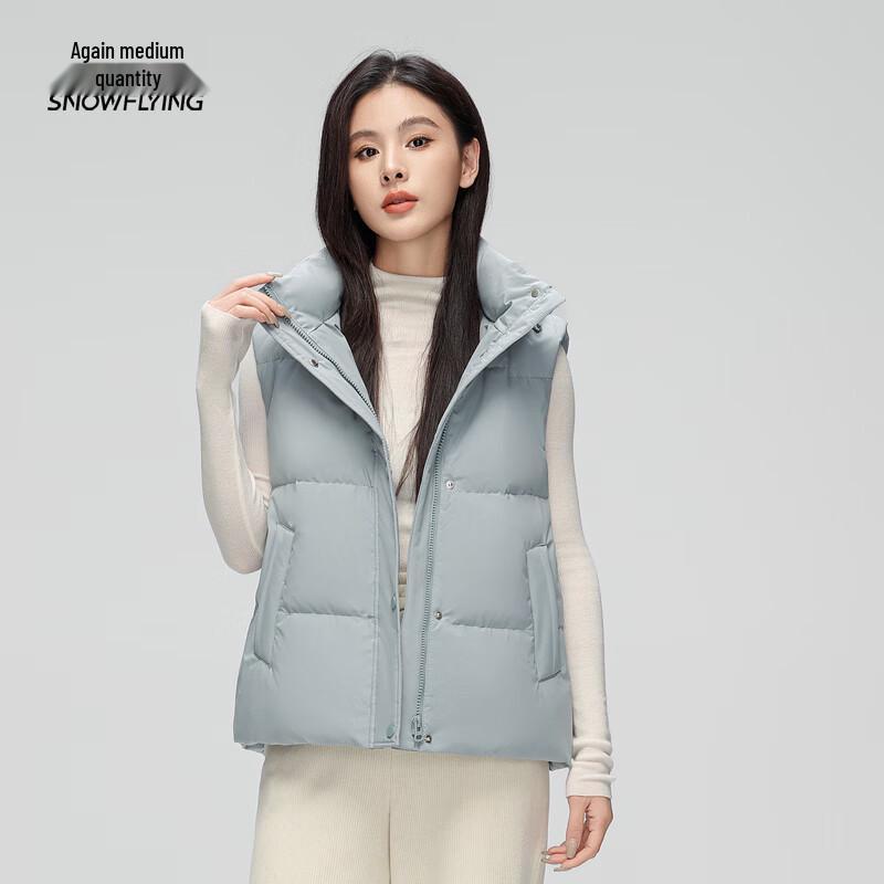 XueZhongFei Damen Mittellanger Daunenparka mit Kapuze