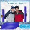 Tapis de Ski Enroulable pour Enfants Tapis Flexible pour Luge sur Sable Pelouse Luge à Neige Tapis de Glisse sur Neige Hiver