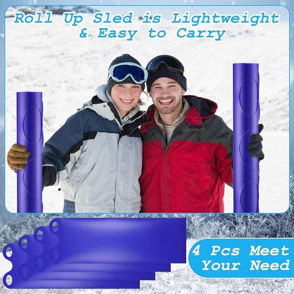 Aufrollbare Kinder-Skimatte Flexible Sand-Schlittenmatte Rasen-Schnee-Schlitten Schnee-Slider-Matte Winter