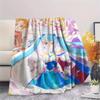 Pretty Cure Best Friends pattern Flannel Blanket, High quality Comfortable for All Seasons, Home Decor, Warmth and Comfort, Perfect for Gifts.