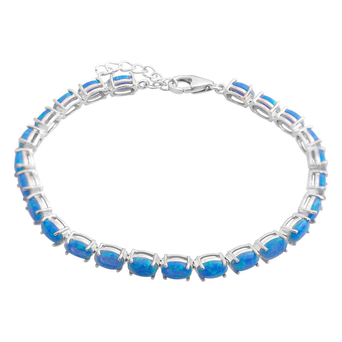 

Срібний браслет із опалом 5.275ct, вага виробу 6,78 гр (2173915) 17-20cm