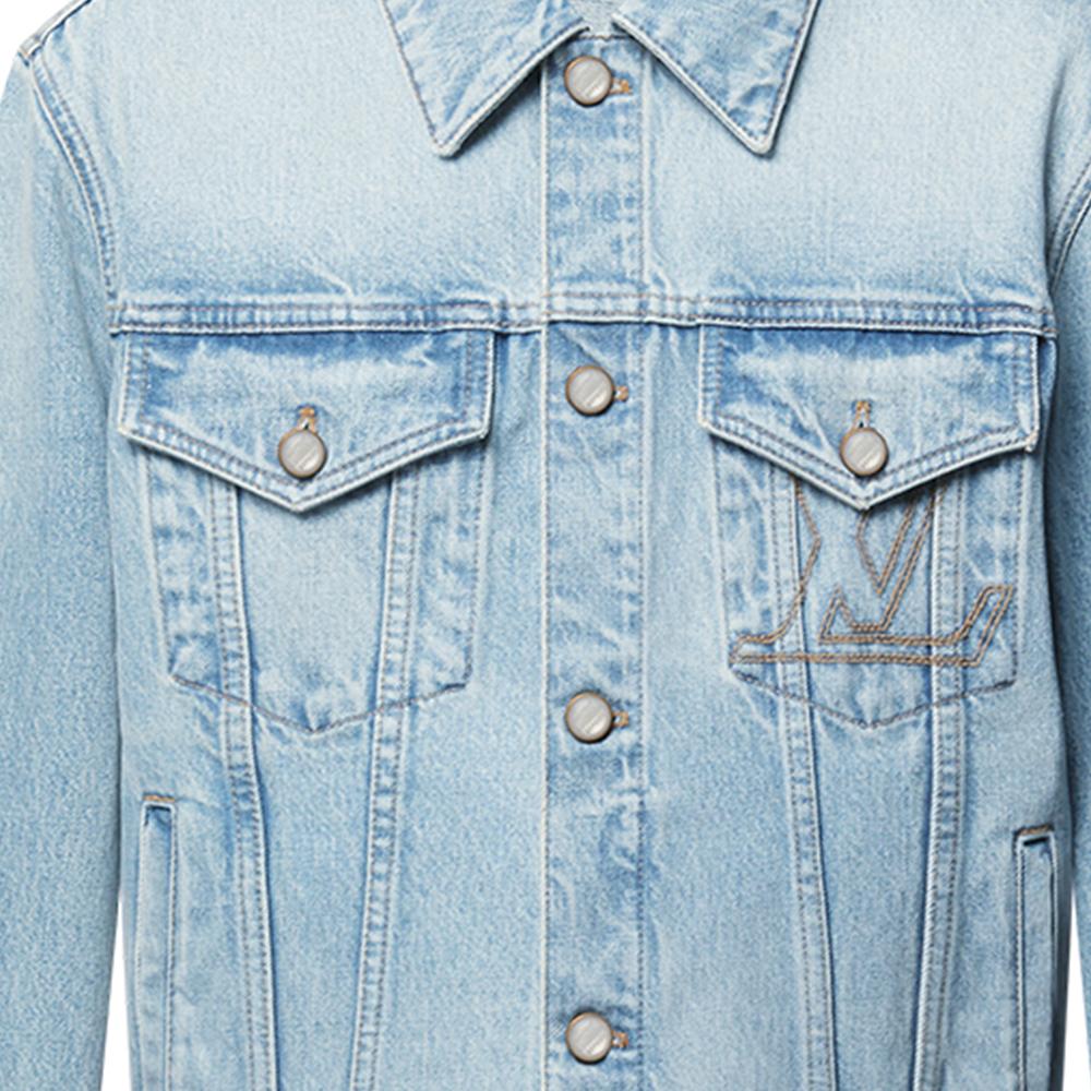 Louis Vuitton Denim Trucker Jacket 1AGINX