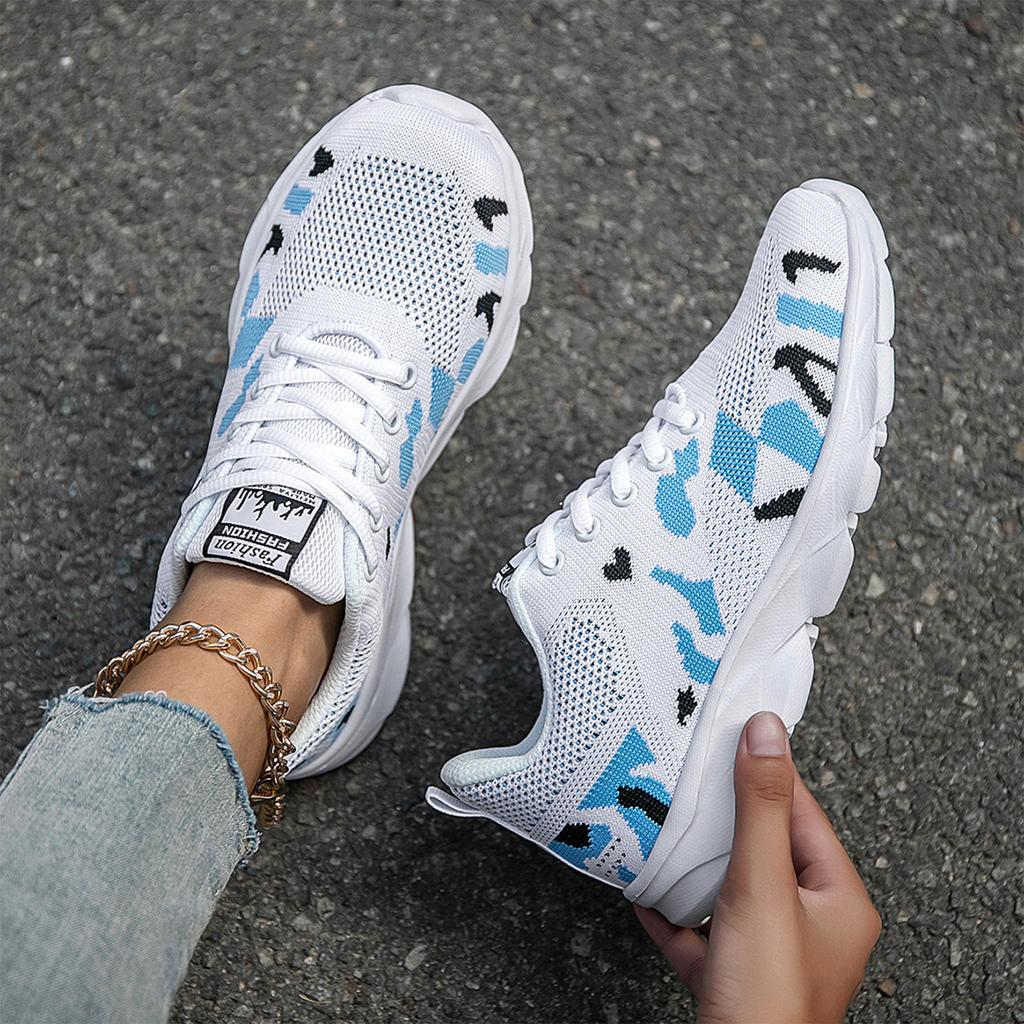 Unisex Casual Mesh Knit Lightweight Breathable Walking Shoes for Men and Women