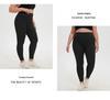 Kadın Büyük Beden Avrupa/Amerikan Yoga Pantolonu - Şeftali Kalça, Fitness ve Koşu Tayt Leggings