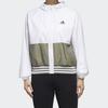 Adidas Jackets Women's White Hooded Moderate Other GF0129