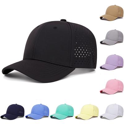 Summer Mesh Breathable  Baseball Cap For Men Women  Solid Color Duck Tongue Cap Outdoor Sports Running Sun Hat