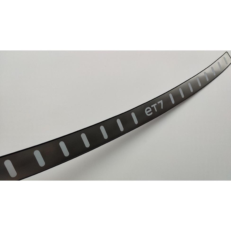 For NIO ET7 Car Accessories Trunk Trim Rear Bumper Protector Stainless Steel Door Sill Scuff Plate Sticker  2022