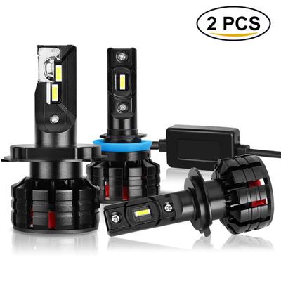 2pcs H1 H4 H7 LED H11 H3 HB3 9005 HB4 9006 LED Car Headlight Bulbs Canbus Error Free 20000LM 6500K Mini Auto Headlamp 12V 24V